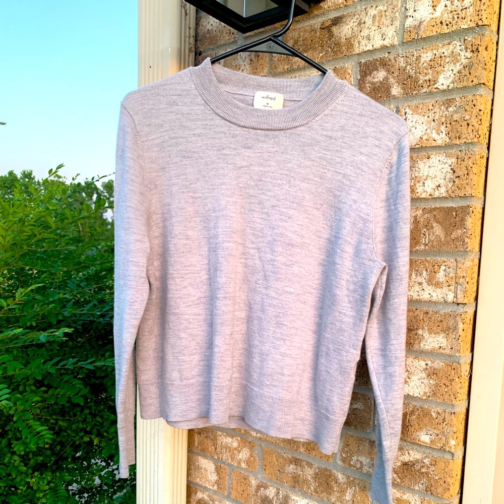 PRICE FIRM wilford  gray sweater ladies M 100% wool